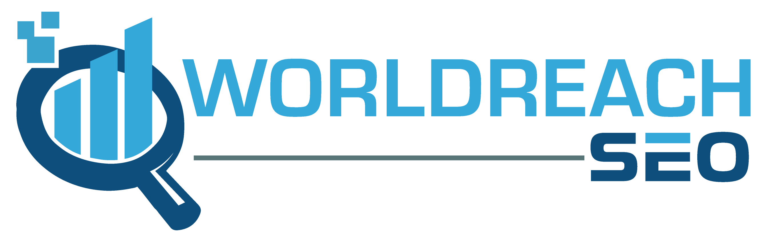 World Reach SEO light logo